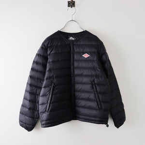  beautiful goods Dan ton DANTON JD-8748 crew neck inner down jacket 36/ black outer no color [2400013825481]