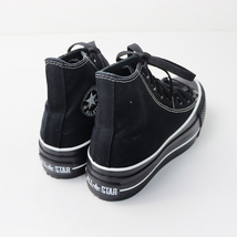 美品 試着程度 コンバース CONVERSE ALL STAR LIFTED HI オールスター ハイカットスニーカー 22.5/ブラック【2400013824224】_画像3