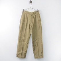 202SS シンゾーン Shinzone HIGH WAIST CHINO PANTS ハイウェスト チノパンツ 34/ベージュ ボトムス センタークリース【2400013836159】_画像1