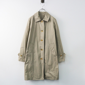 マーガレットハウエル MARGARET HOWELL THIN COTTON TWILL ステンカラーコート 2/ベージュ コットン アウター【2400013830119】