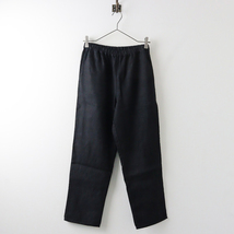 フォグリネンワーク fog linen work リネンイージーパンツ/ブラック ボトムス ロング ウエストゴム【2400013857550】_画像1