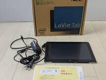 ジャンク NEC LaVie Tab W 10.1インチ タブレット PC-TW710T1S 元箱 アダプタ#A54_画像1