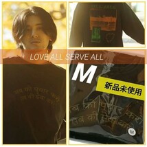 藤井風 ダメージ ロンT Tシャツ 【Mサイズ】完売入手困難 LASA ボーダー バスタオル セット グッズ fujiikaze _画像2