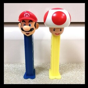 【送料無料！！】 ペッツ スーパーマリオ スーパーキノコ PEZ フィギュア