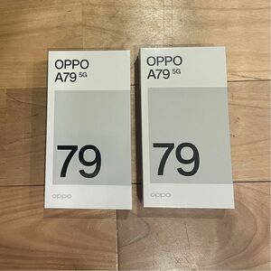 【新品・未開封】OPPO A79【ミステリーブラック】2個セット
