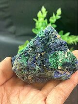 ◆AAAA級天然石極上質品アズライト【藍銅鉱】原石179U3-76U260D_画像1