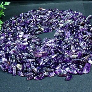「在庫処分」天然～愛の守護石～夢幻紫水晶アメジストチップ177G11-24G12Zの画像3