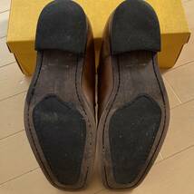 日本製 革靴 25.0cm ブラウン 茶色 ビジネス シューズ_画像7
