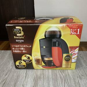 【未使用品】NESCAFE ネスカフェ ゴールドブレンド バリスタ シンプル SPM9636 レッド Barista Simple 