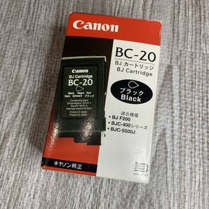 Canon キャノン BJカートリッジ BC-20 ブラック インクカートリッジの画像1