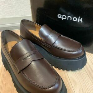 epnok タンクソールローファー