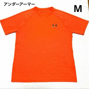 アンダーアーマー　Tシャツ　M オレンジ