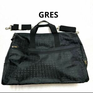 GRES ボストンバッグ　黒