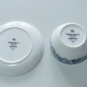 タッパーウェア『William Morris Collection☆Tupperware☆ボーンチャイナ☆マロウ カップ＆ソーサー』の画像3