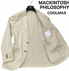 MACKINTOSH PHILOSOPHY マッキントッシュフィロソフィー　COOL MAX クールマックス　テーラードジャケット　ブレザー　上着　2B 春夏