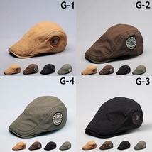 メンズ ハンチング帽子 ハンチング ベレー帽 デニムハンチング ウオッシュ加工 ダメージ加工 カジュアル派帽子 メンズ G1_画像2