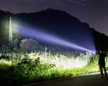 警棒 LEDライト 護身 懐中電灯 伸縮 ズームライト 防災 防犯 緊急 地震 豪雨 停電 災害 _画像8