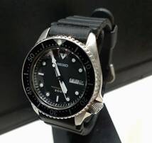 1円～ 稼動品 SEIKO セイコー 7C43-6010 プロフェッショナル ダイバー200m デイデイト クオーツ メンズ腕時計 ダイバーズ_画像1