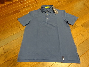 安い！新品　送料無料　イタリア　ドゥルモアの半袖のポロシャツ　インディゴブルー　XL