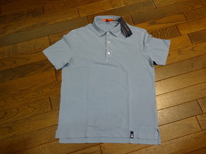 安い！新品　送料無料　イタリア　ドゥルモアの半袖のポロシャツ　サックス　S