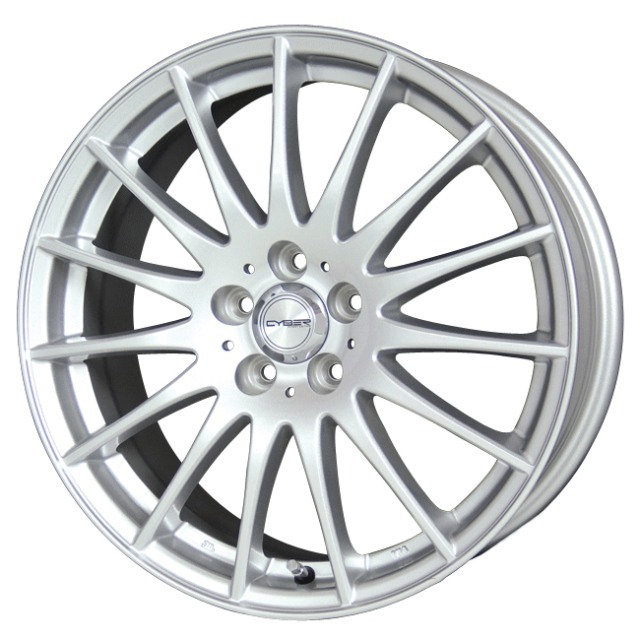 ☆未使用品☆ アルミホイール 4本セット CROSS SPEED CYBER15 18×7.5J +48 5H 114.3