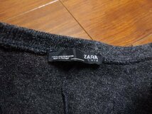 ZARA トップス ニット シャツ グレー M ZAOZIPKK_画像5