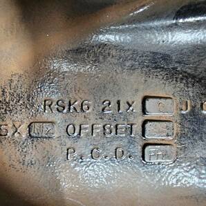 ロリンザー RSK6 21インチ 4本 lorinser メルセデス・ベンツ Sクラス S W222 W223 PCD112 5穴 ENKEI MADE 純正スペーサーとボルト付き の画像8