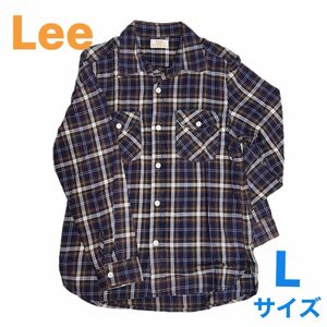 Lee sportswear 長袖 チェックシャツ Lサイズ USED