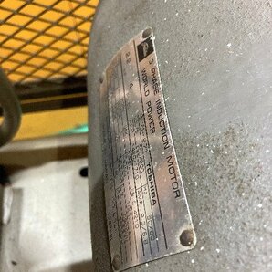 【1円スタート！】東芝 TOSCON エアーコンプレッサー GP6-22T 200V 2.2kW 動作良好の画像5