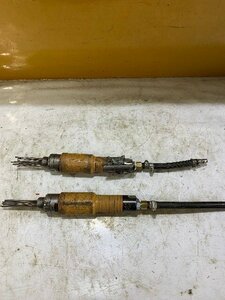 【1円スタート！】NITTO 日東工器 JETCHISEL ジェットタガネ 2点まとめて ニードルスケーラー ジェットチゼル 動作良好