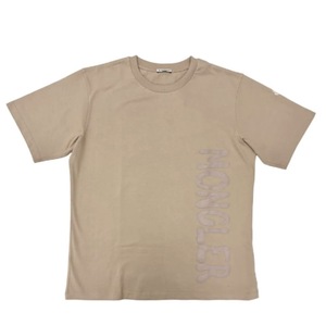 本物保証 MONCLER モンクレール ロゴ Tシャツ L トップス レディース