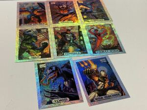 1994 Marvel Masterpieces Limited Edition Silver Holofoil スパイダーマン　カード　マーベル　8枚　1円スタート