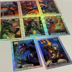 1994 Marvel Masterpieces Limited Edition Silver Holofoil スパイダーマン カード マーベル 8枚 1円スタートの画像1