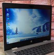 1円～ ●HP PROBOOK 645 G4 / Ryzen 3 2300U (2.00GHz) / メモリ 8GB / NVMe SSD 256GB / 14型 HD (1366×768) / Windows10 Pro 64bit_画像2