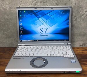 1円～ ●Panasonic LET'S NOTE SZ6 / Core i5 7300U (2.60GHz) / メモリ 8GB / SSD 256GB / 12.1型 (1920×1200) / Windows10 Pro 64bit