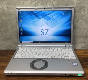 1円～ ●Panasonic LET'S NOTE SZ6 / Core i7 7600U (2.80GHz) / メモリ 16GB / SSD 512GB / 12.1型 (1920×1200) / Win10 Pro 64bit