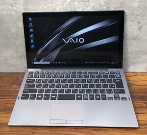 1円～ ●SONY VAIO Pro PA / Core i5 8200Y (1.30GHz) / メモリ 8GB / SSD 256GB / 12.5型 フルHD (1920×1080) / Windows10 Pro 64bit