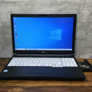 1円～ ●富士通 LIFEBOOK A746/P / Core i7 6600U (2.60GHz) / メモリ 8GB / SSD 256GB / DVD / 15.6型 フルHD (1920×1080) / Win10 Proの画像1