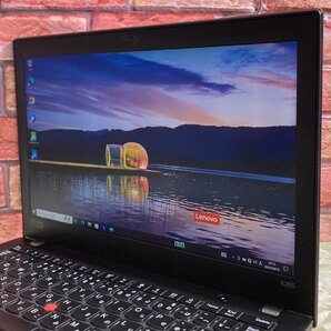 1円～ ●LENOVO ThinkPad A285 / Ryzen 5 PRO 2500U (2.00GHz) / メモリ 16GB / SSD 180GB / 12.5型 フルHD / Win10 Proの画像3