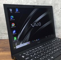 1円～ ●SONY VAIO Pro 13 / Core i5 5200U (2.20GHz) / メモリ 4GB / SSD 128GB / 13.3型 フルHD (1920×1080) / Windows10 Pro 64bit_画像2