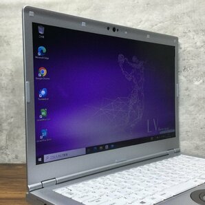 1円～ ●Panasonic Let's note LV8 / Core i5 8365U (1.60GHz) / メモリ 8GB / SSD 256GB / 14型 フルHD (1920×1080) / Win10 Pro 64bitの画像2