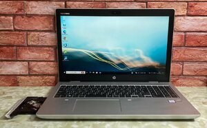 1円～ ●HP PROBOOK 650 G5 / Core i5 8265U (1.60GHz) / メモリ 8GB / NVMe SSD 256GB / DVD / 15.6型 フルHD / Windows10 Pro 64bit