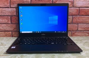 1円～ ●富士通 LIFEBOOK U938/V / Core i5 7300U (2.60GHz) / メモリ 8GB / SSD 256GB / 13.3型 フルHD (1920×1080) / Win10 Pro 64bit