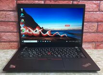 1円～ ●LENOVO ThinkPad X13 Gen1 / Ryzen 5 PRO 4650U (2.10GHz) / メモリ 16GB / NVMe SSD 256GB / 13.3型 フルHD / Win10 Pro 64bit_画像1