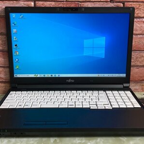 1円～ ●富士通 LIFEBOOK A746/P / Core i7 6600U (2.60GHz) / メモリ 8GB / SSD 256GB / DVD / 15.6型 フルHD (1920×1080) / Win10 Proの画像1