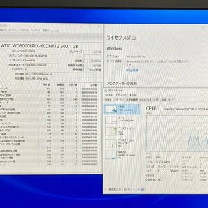 1円～ ●DELL OPTIPLEX 3050 MICRO / Celeron G3900T (2.60GHz) / メモリ 8GB / HDD 500GB / Windows10 Pro 64bit / マイクロデスクトップの画像2