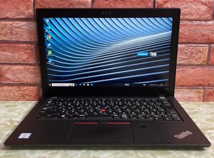 1円～ ●LENOVO ThinkPad X280 / Core i5 8350U (1.70GHz) / メモリ 8GB / NVMe SSD 256GB / 12.5型 フルHD (1920×1080) / Windows10 Pro