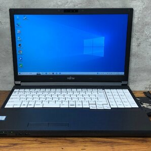 1円～ ●富士通 LIFEBOOK A746/P / Core i7 6600U (2.60GHz) / メモリ 8GB / SSD 256GB / DVD / 15.6型 フルHD (1920×1080) / Win10 Proの画像1