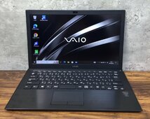 1円～ ●SONY VAIO Pro 13 / Core i5 5200U (2.20GHz) / メモリ 4GB / SSD 128GB / 13.3型 フルHD (1920×1080) / Windows10 Pro 64bit_画像1