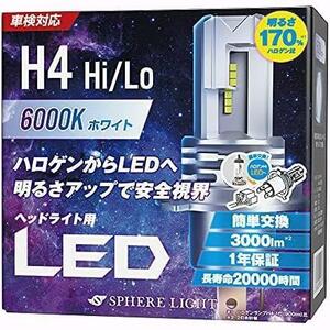 送早 ★a.6000K(ホワイト)_a.H4Hi/Lo_b.スタンダードモデル★ 日本製 車用LEDヘッドライト